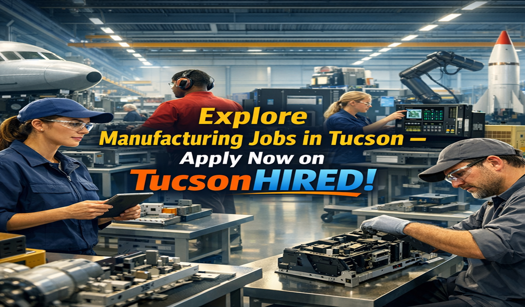 Tucson Manufacturing Sector Expanding: Quality Control & Production Jobs Available