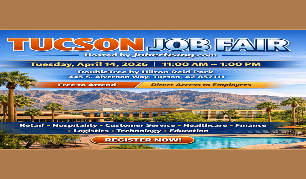 Tucson Job Fair at DoubleTree Reid Park April 14th: Free Hiring Event