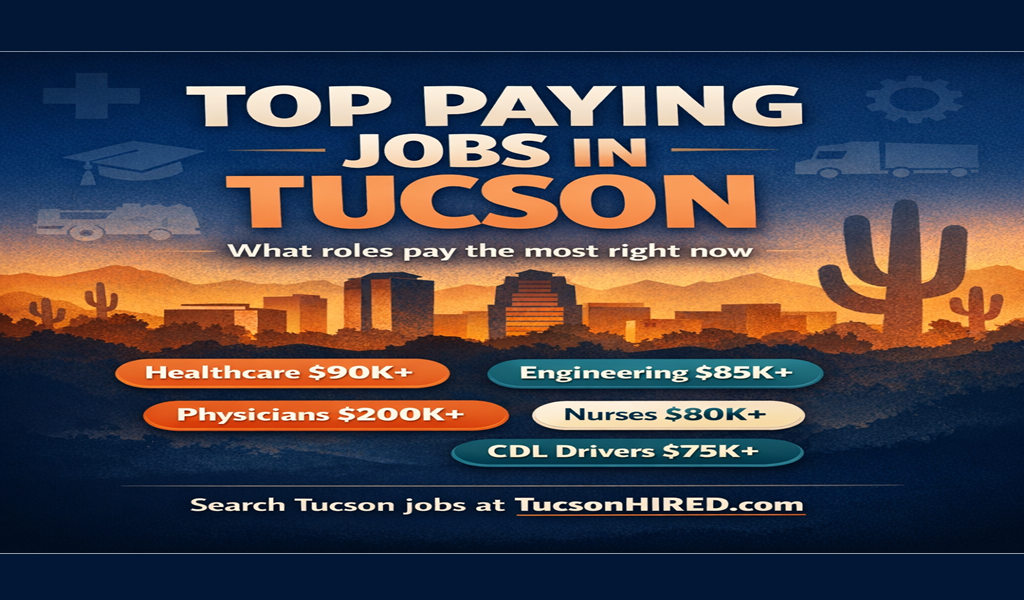 Top Paying Jobs in Tucson AZ: Salaries, Roles & Where to Apply in 2026