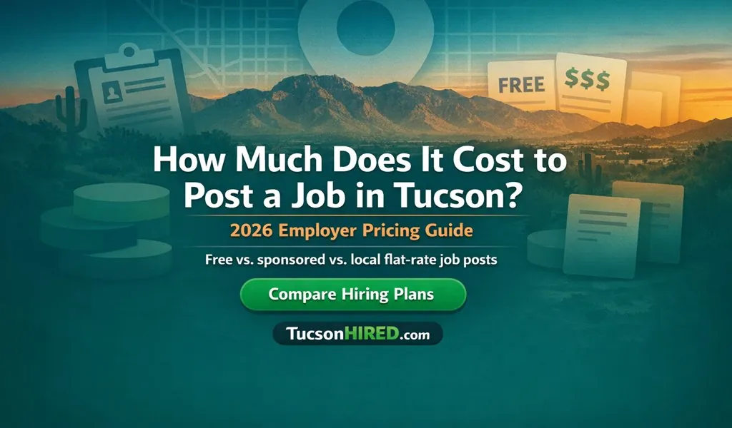How Much Does It Cost to Post a Job in Tucson? (Free, Indeed & Local Options Compared)