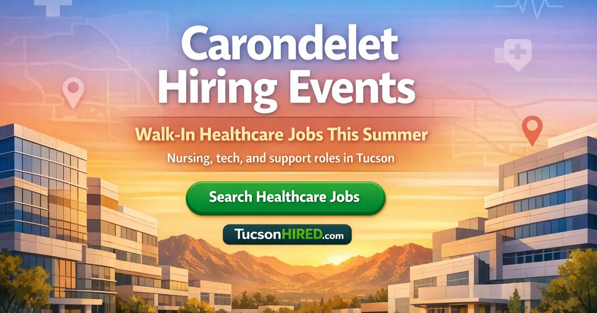 Carondelet Is on a Summer Hiring Push: Themed Job Events at St. Joseph's and St. Mary's