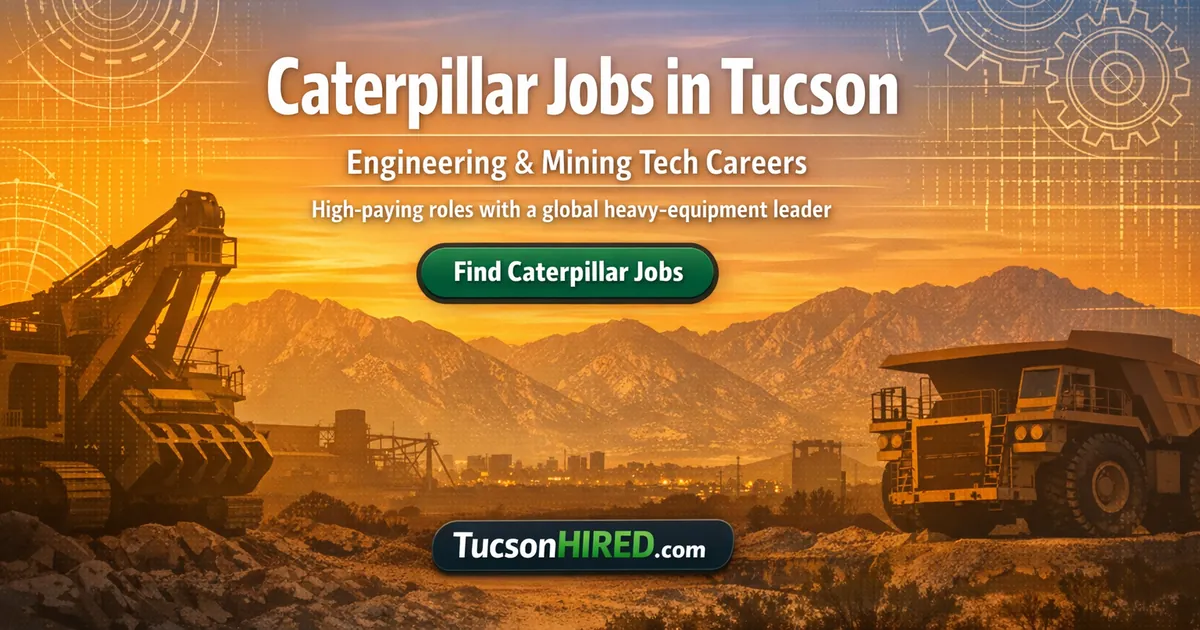 Inside Caterpillar's Tucson Mining-Tech Hub: High-Paying Engineering and Skilled Jobs