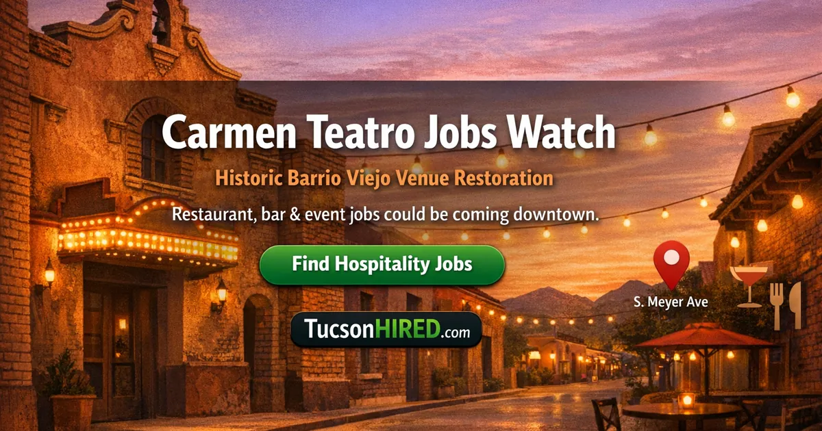 Carmen Teatro Is Coming to Barrio Viejo: A Restaurant, Bar, and Reborn Historic Theater