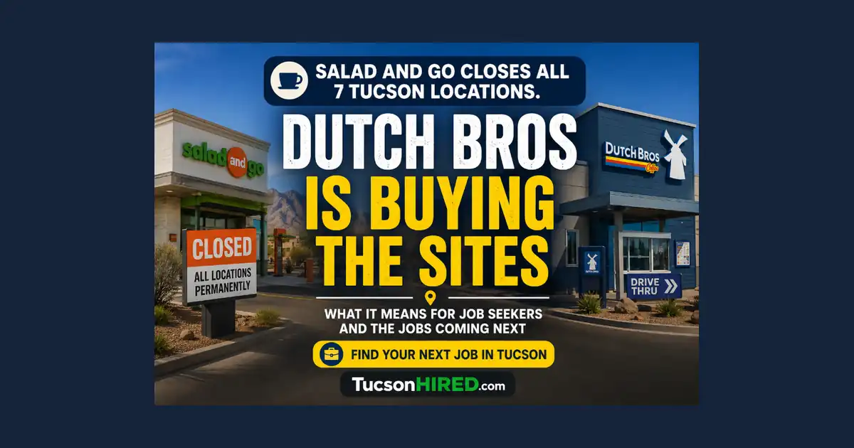 Salad and Go Closes All 7 Tucson Locations. Dutch Bros Is Buying the Sites