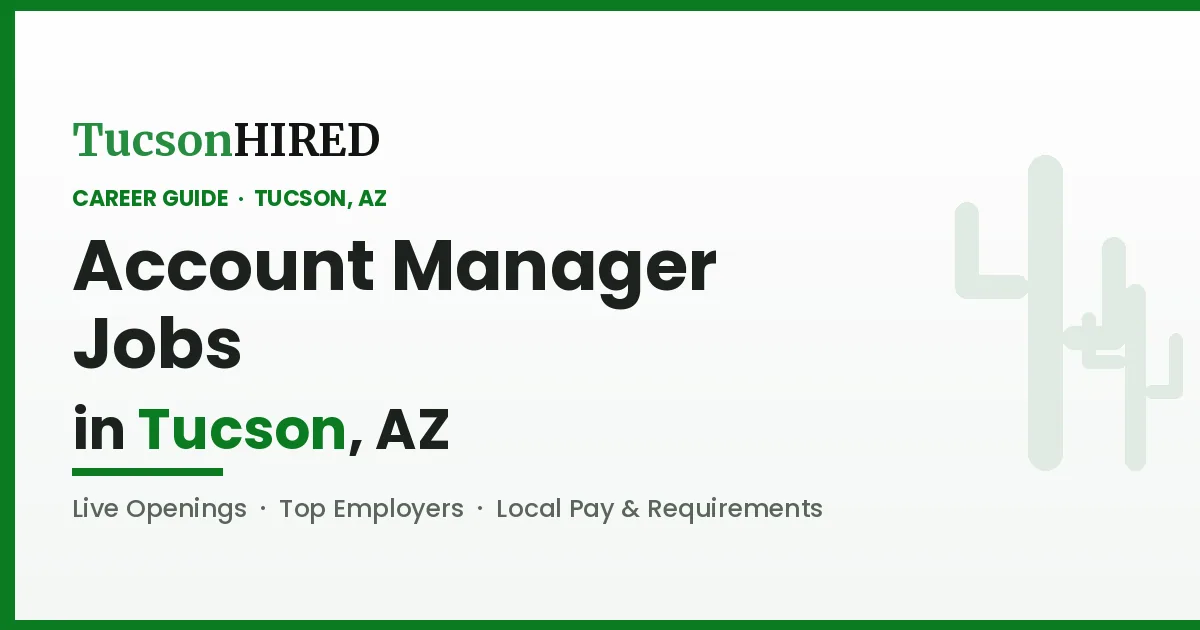 Account Manager Careers