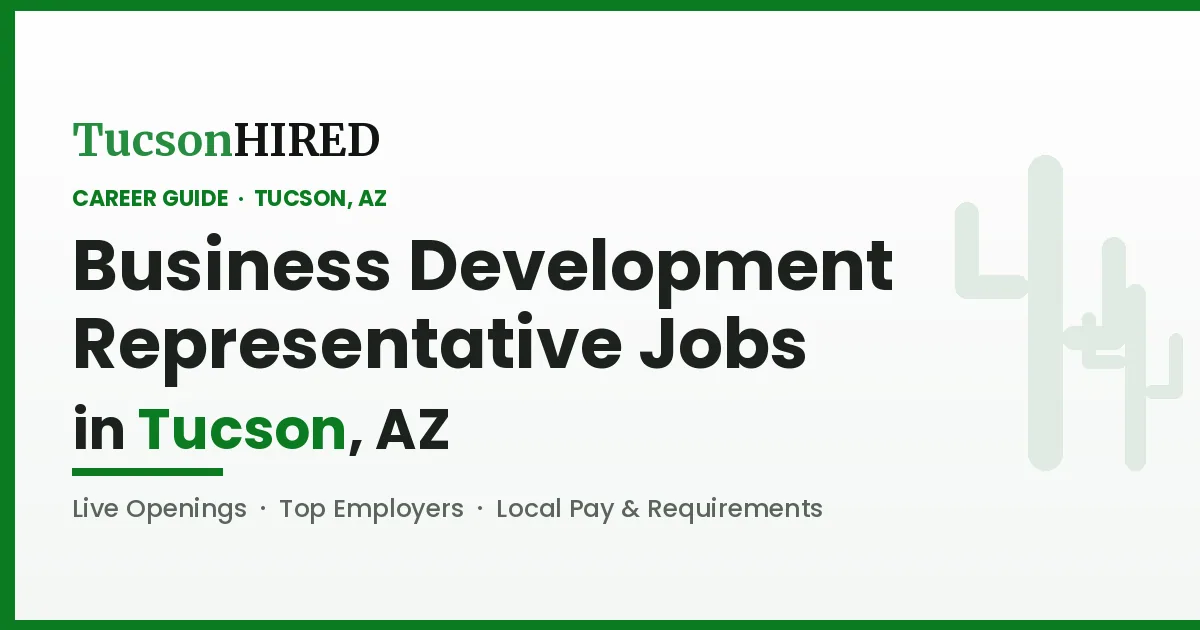 Business Development Representative Careers