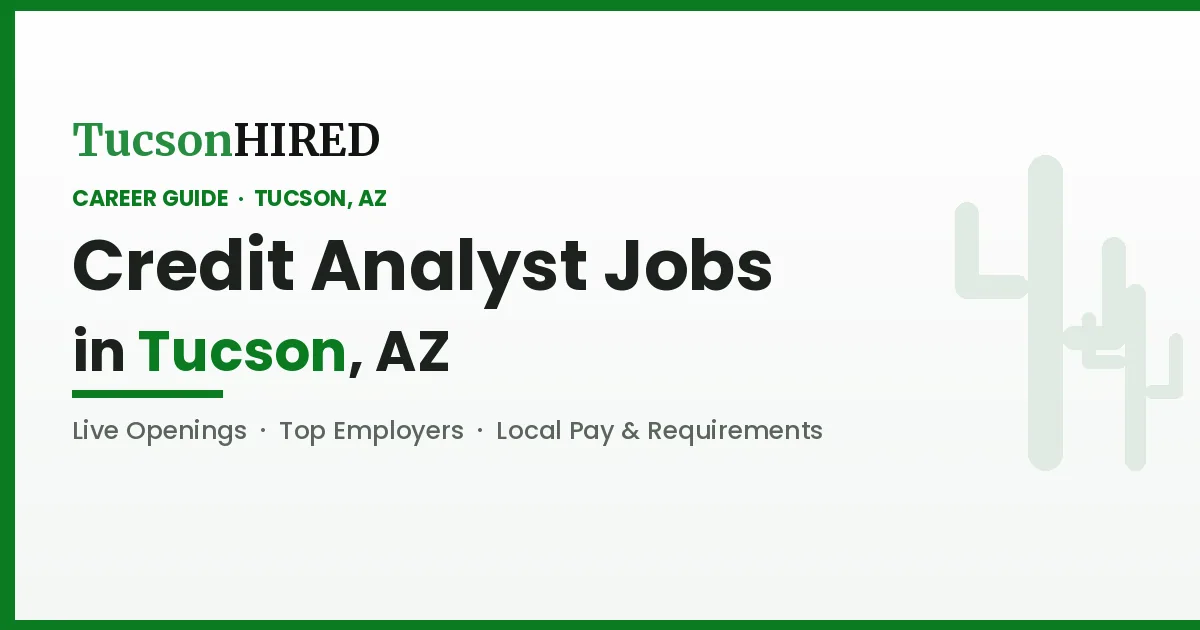 Credit Analyst Careers
