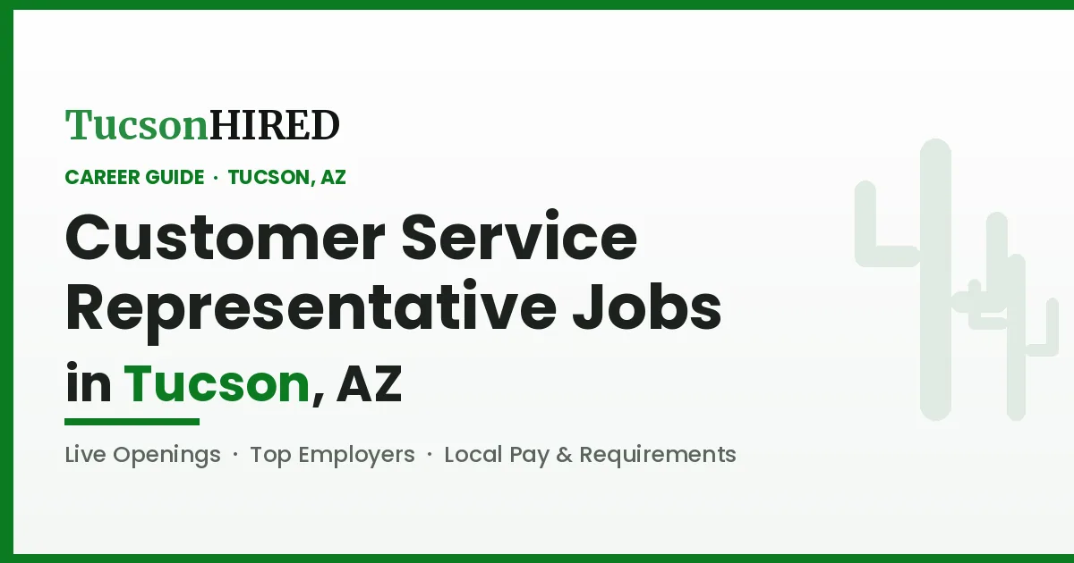 Customer Service Representative Careers