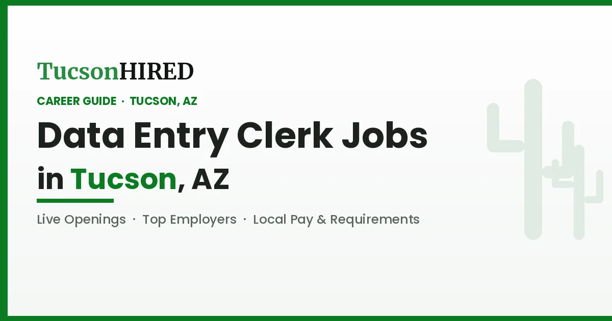 Data Entry Clerk Careers