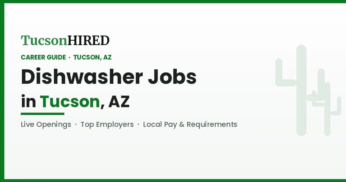 Dishwasher Careers