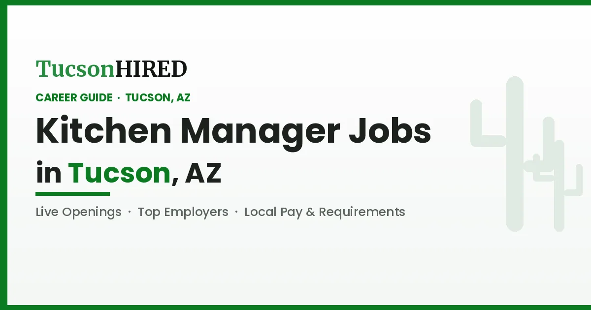 Kitchen Manager Careers