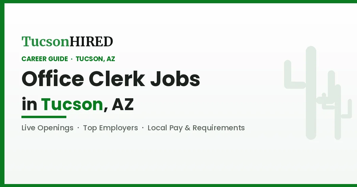 Office Clerk Careers