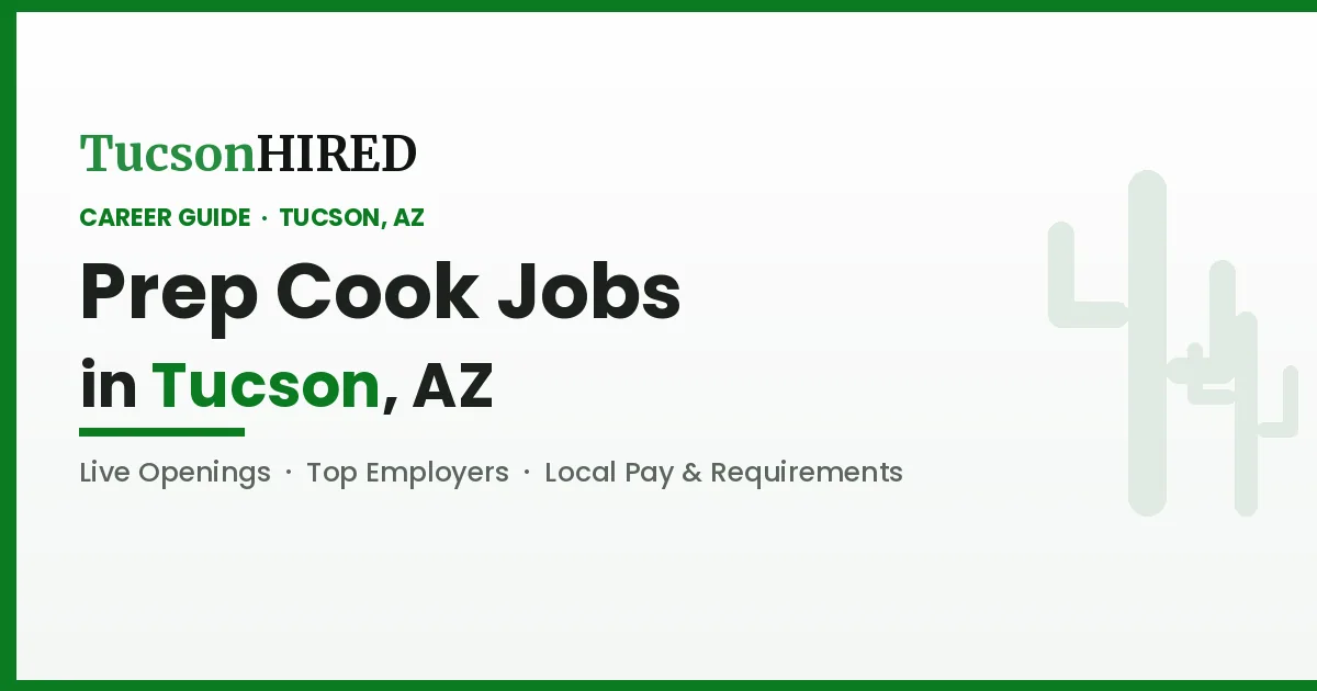 Prep Cook Careers