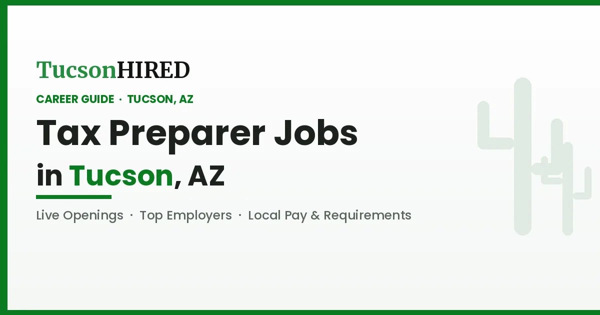 Tax Preparer Careers