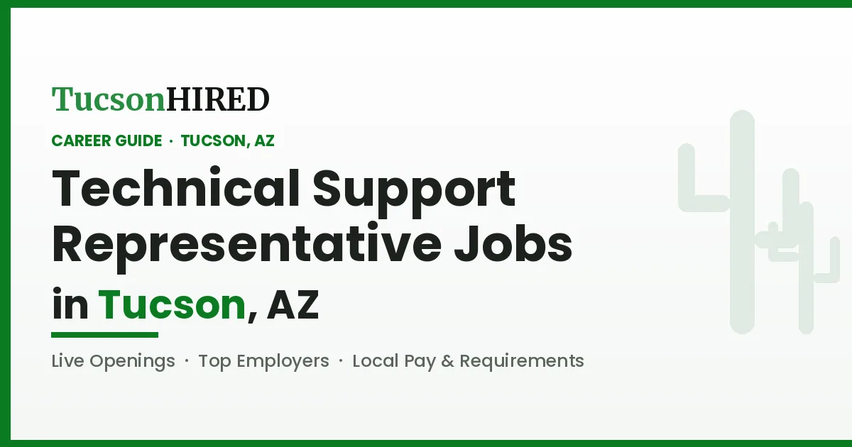 Technical Support Representative Careers