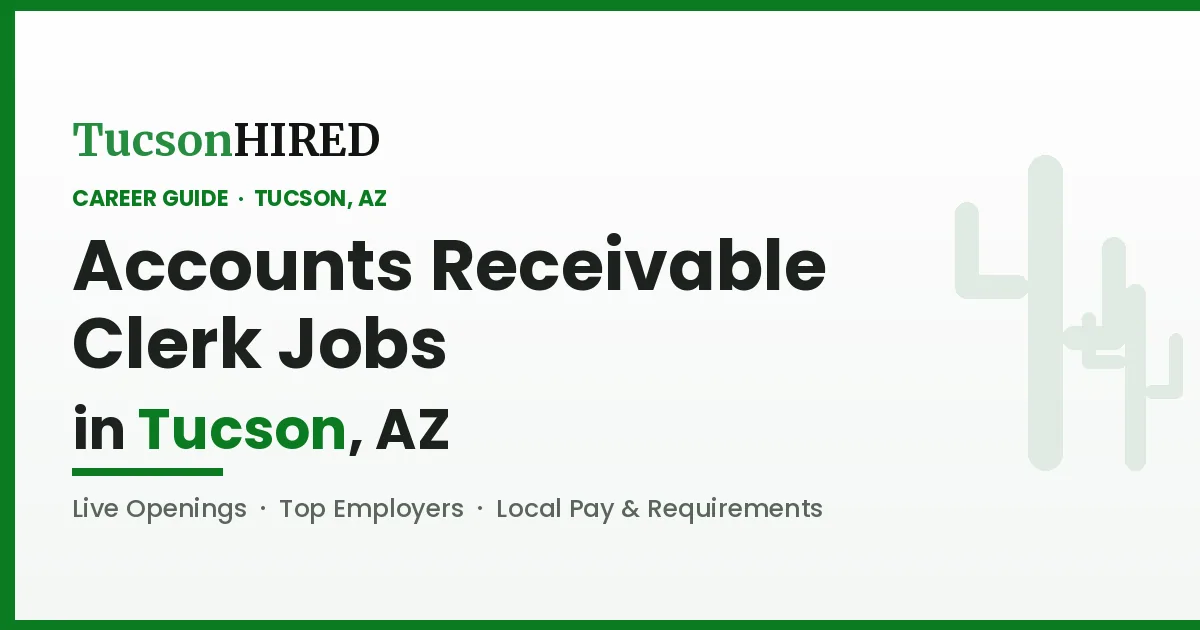 Accounts Receivable Clerk Careers
