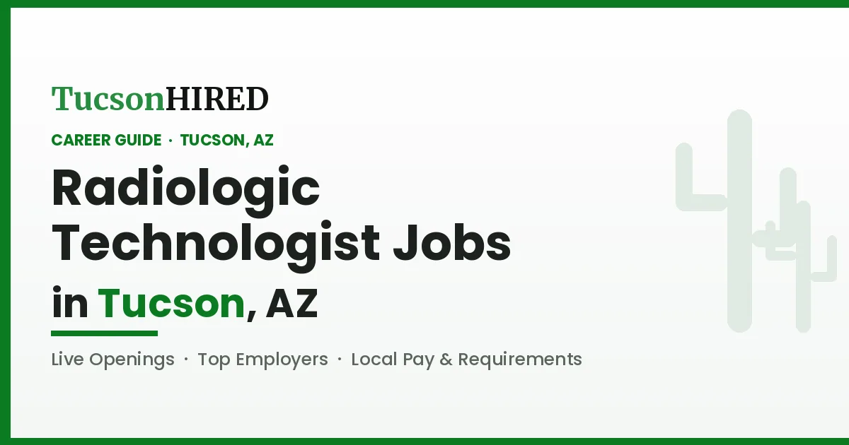 Radiologic Technologist Careers