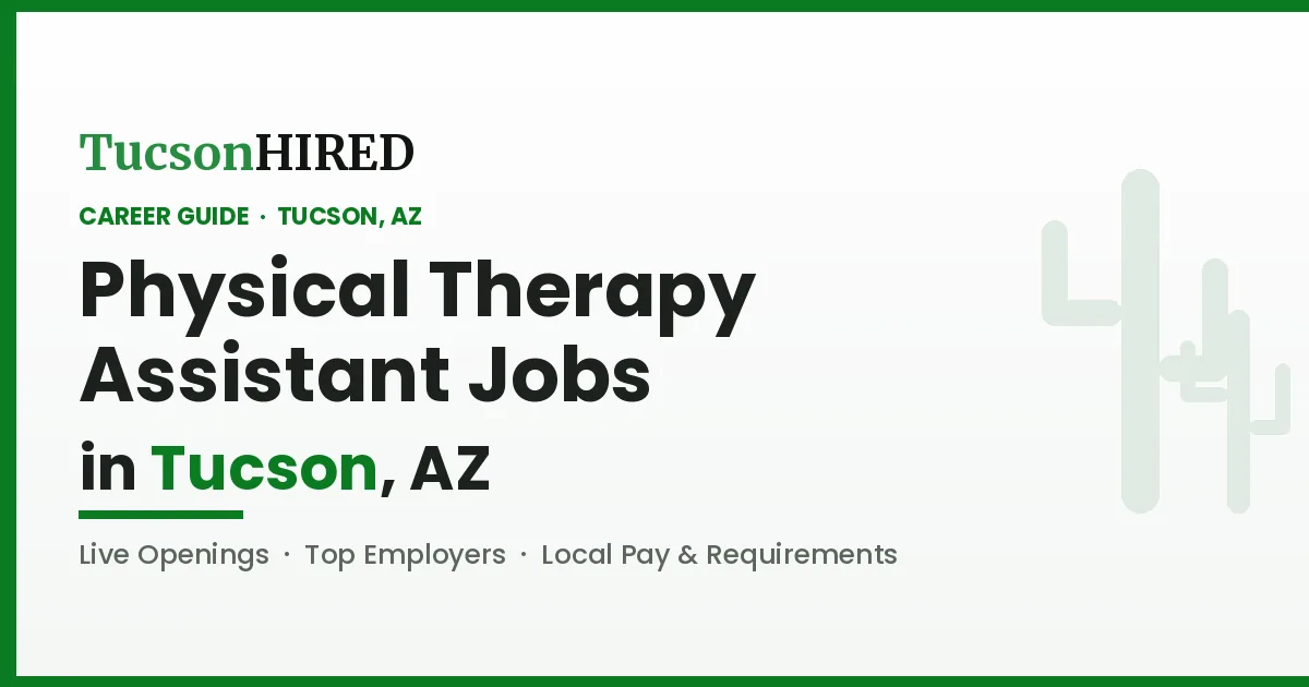 Physical Therapy Assistant Careers