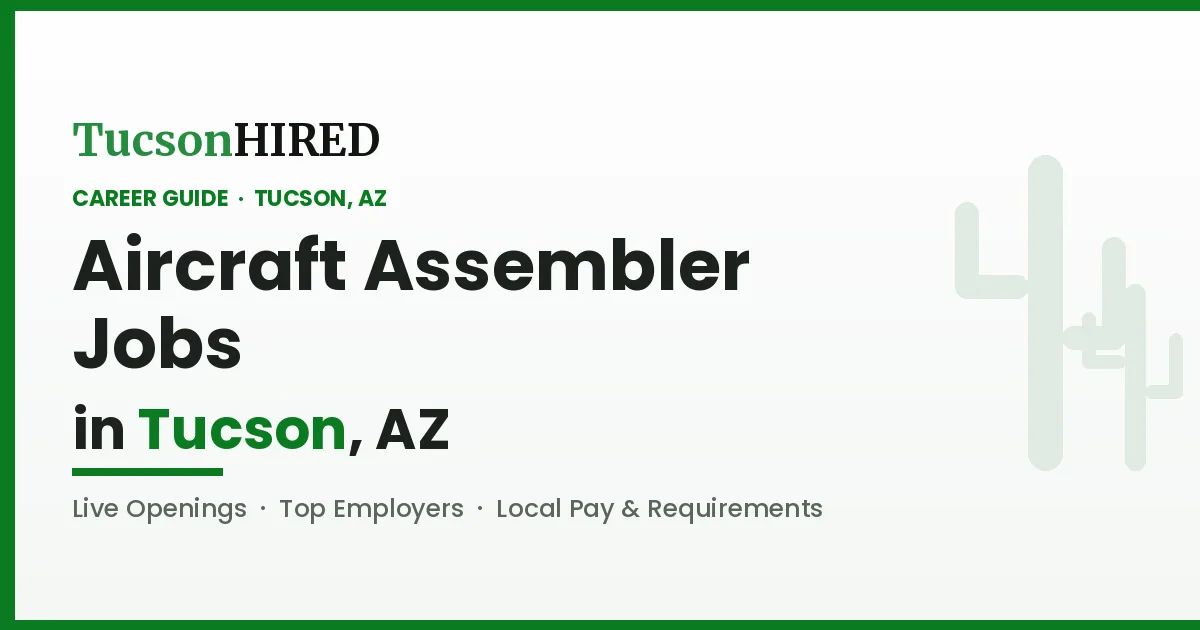 Aircraft Assembler Careers
