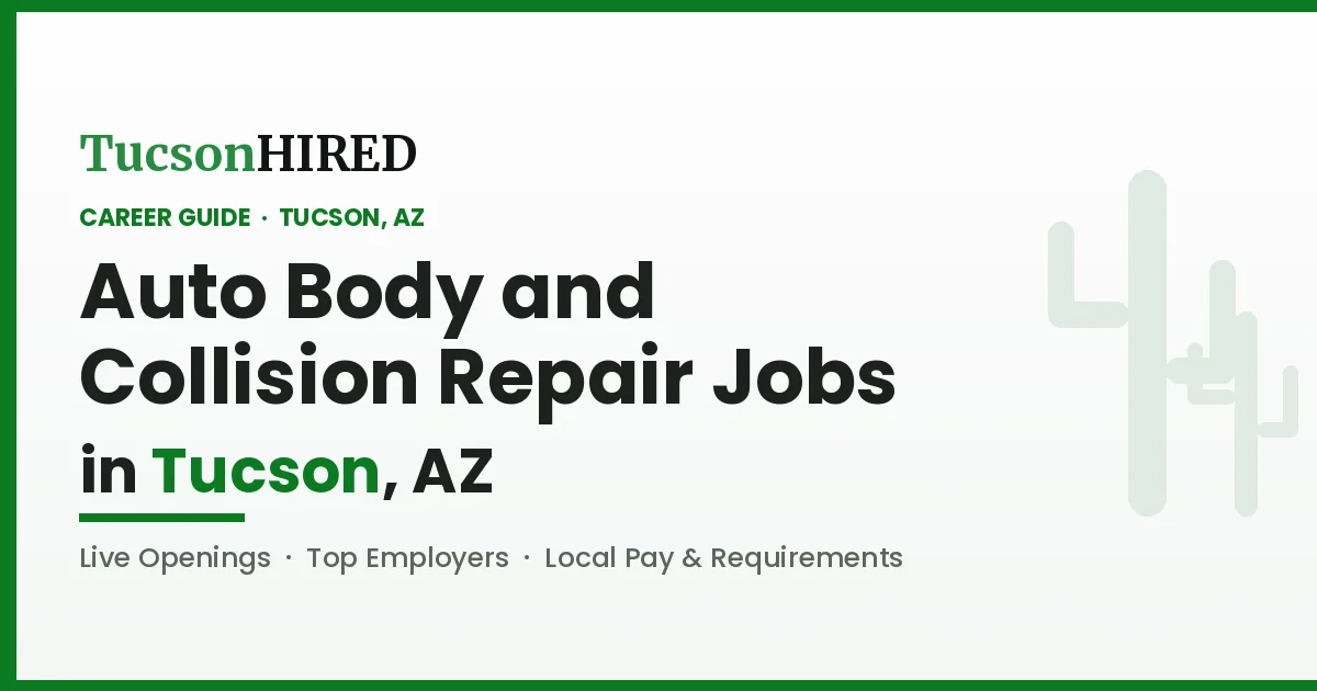 Auto Body and Collision Repair Technician Careers